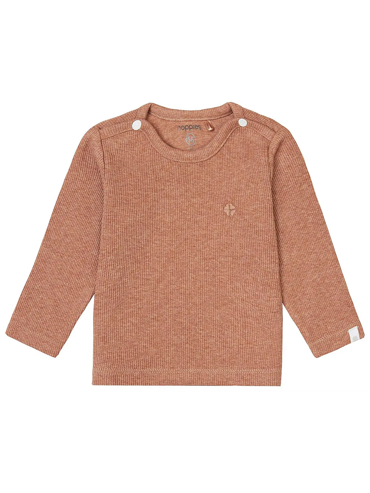 NOPPIES | Baby Langarmshirt NATAL | braun